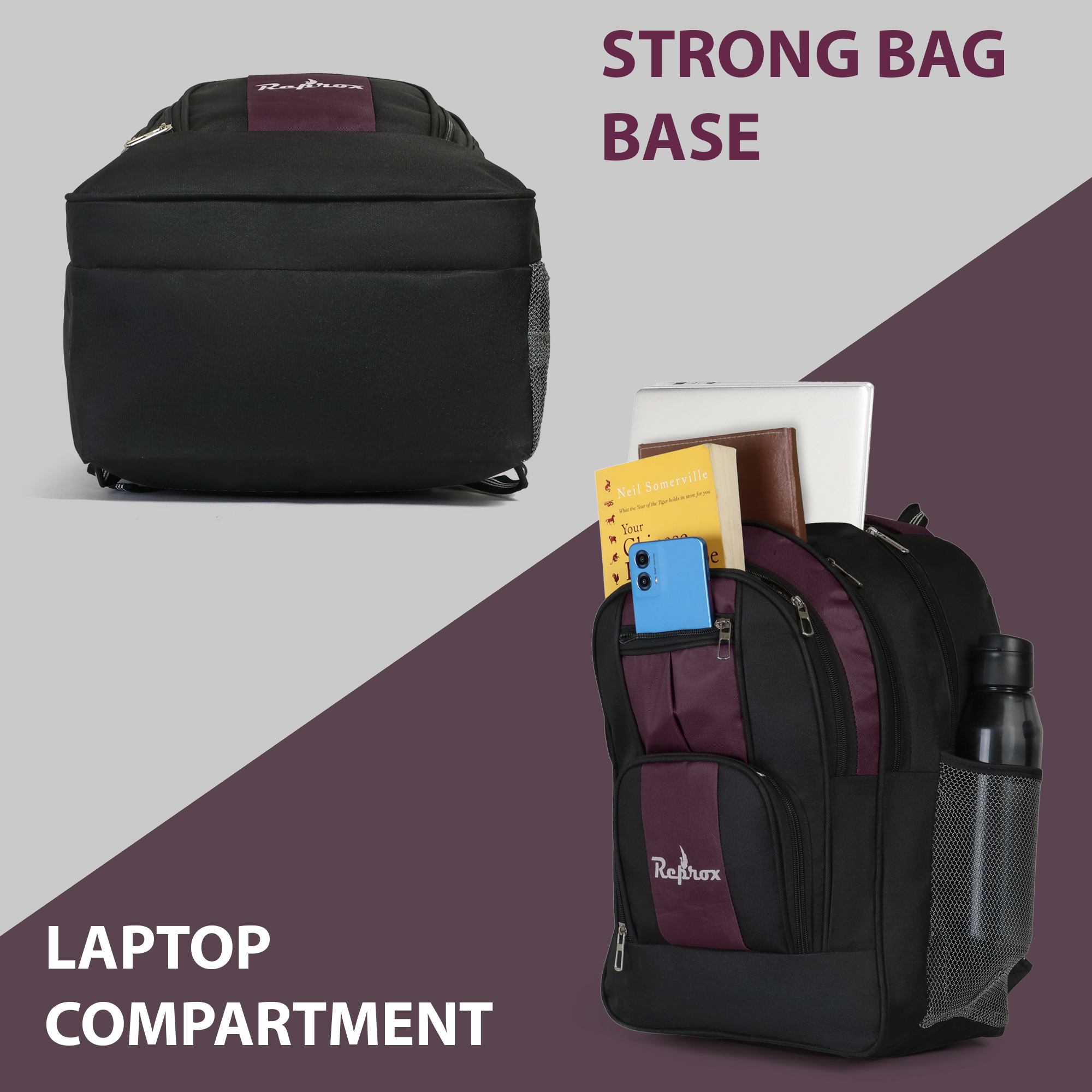 School RP Cord Wine Bag